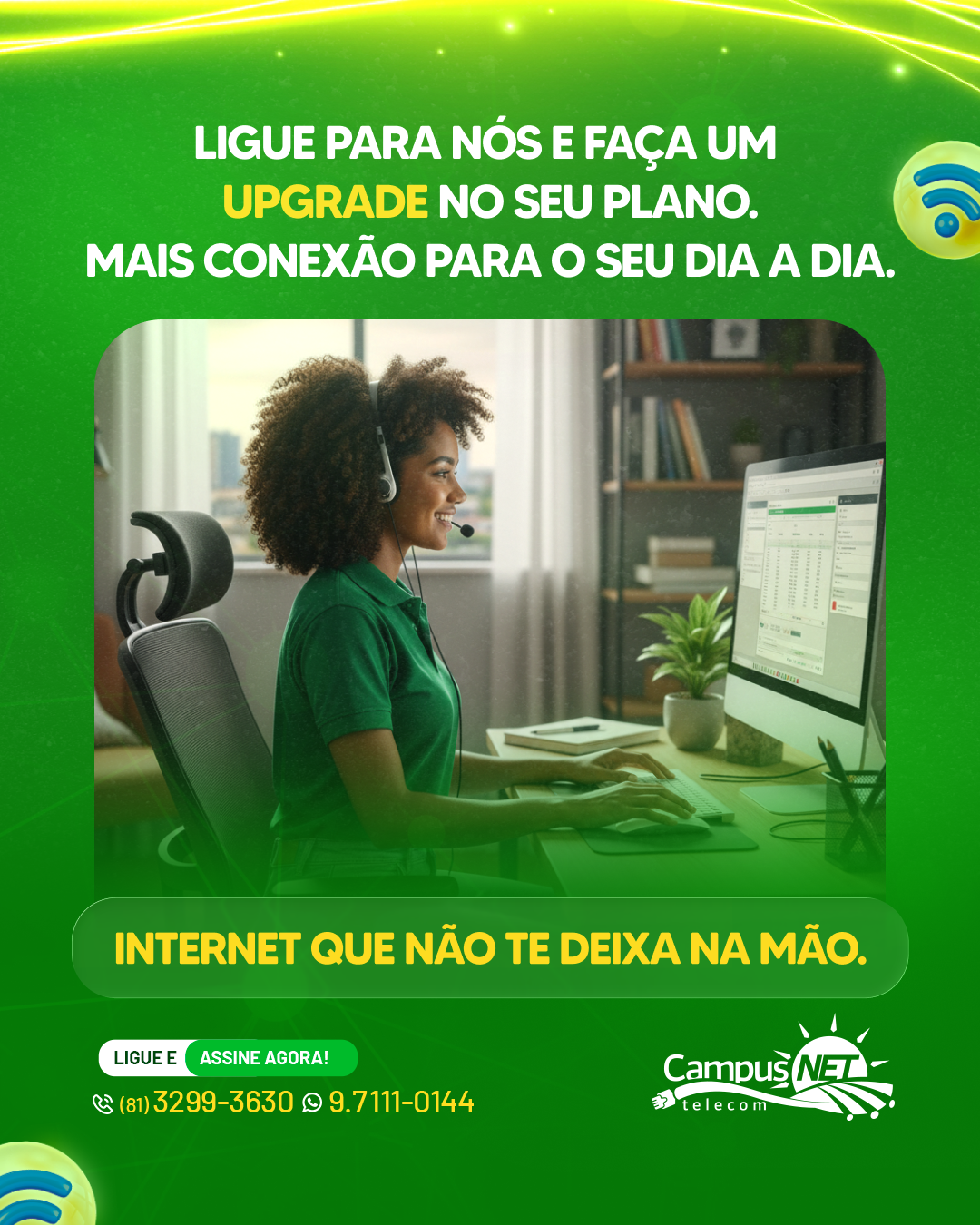 faça um upgrade